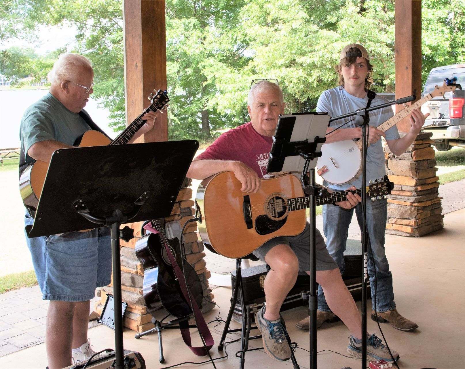 John Campbell Lake and Friends kicked off Worship On the Water